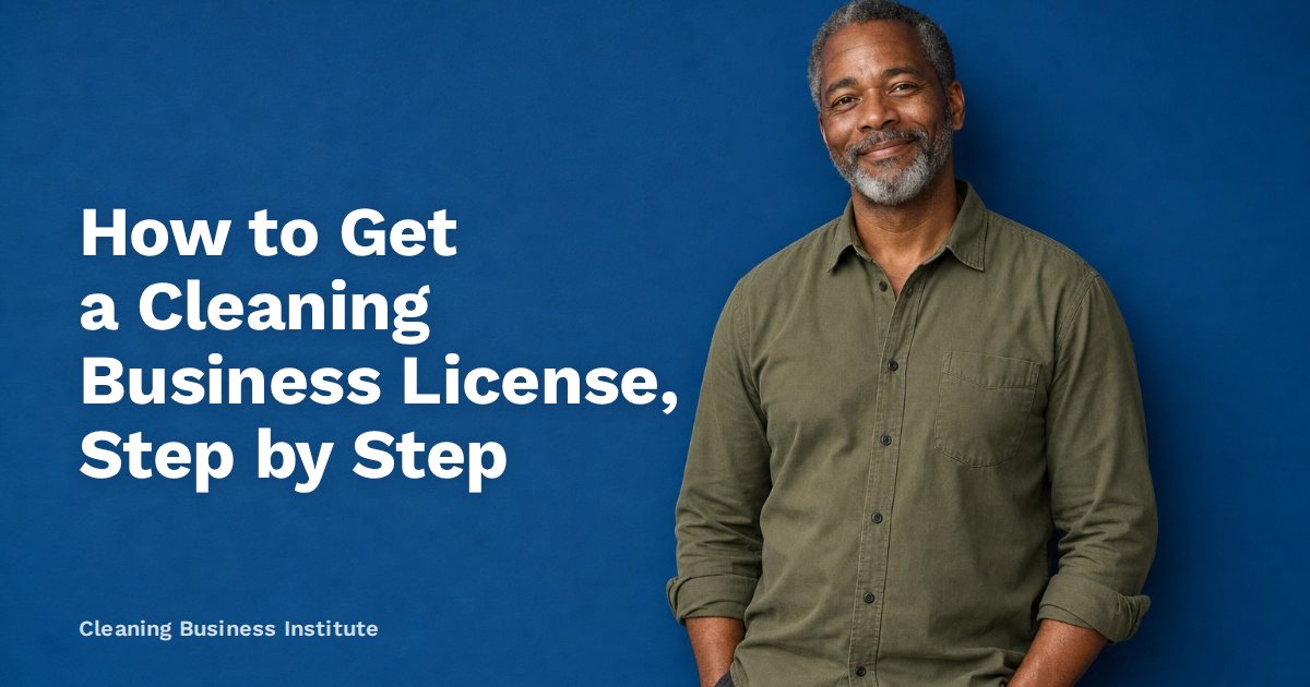 How to Get a Cleaning Business License, Step by Step
