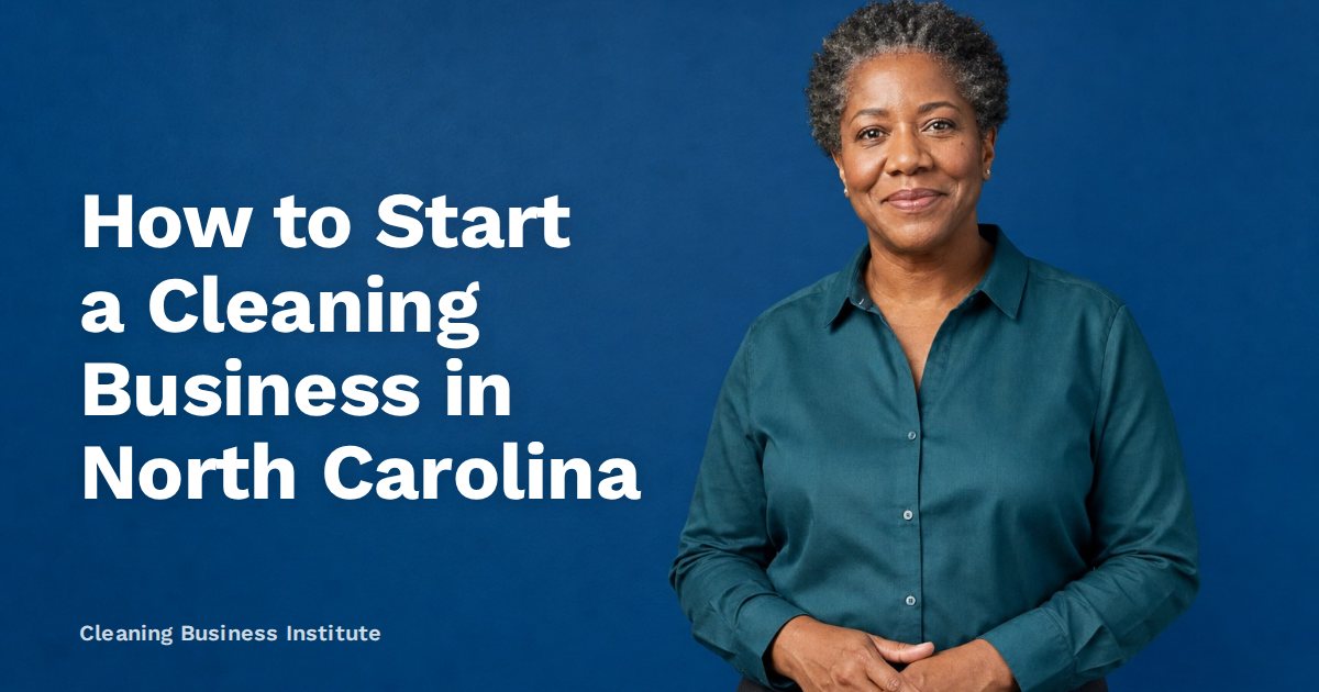 How to Start a Cleaning Business in North Carolina