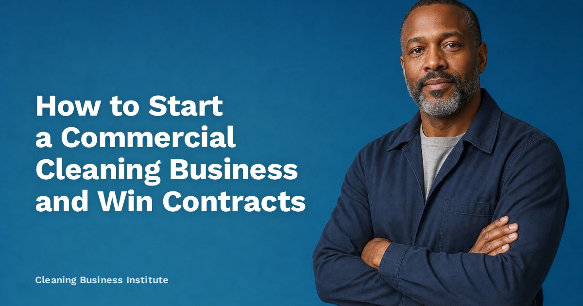 How to Start a Commercial Cleaning Business and Win Contracts